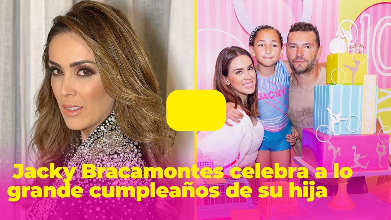 Jacky Bracamontes organizó una hermosa fiesta para su hija y dedicó un mensaje a su bebé que falleció