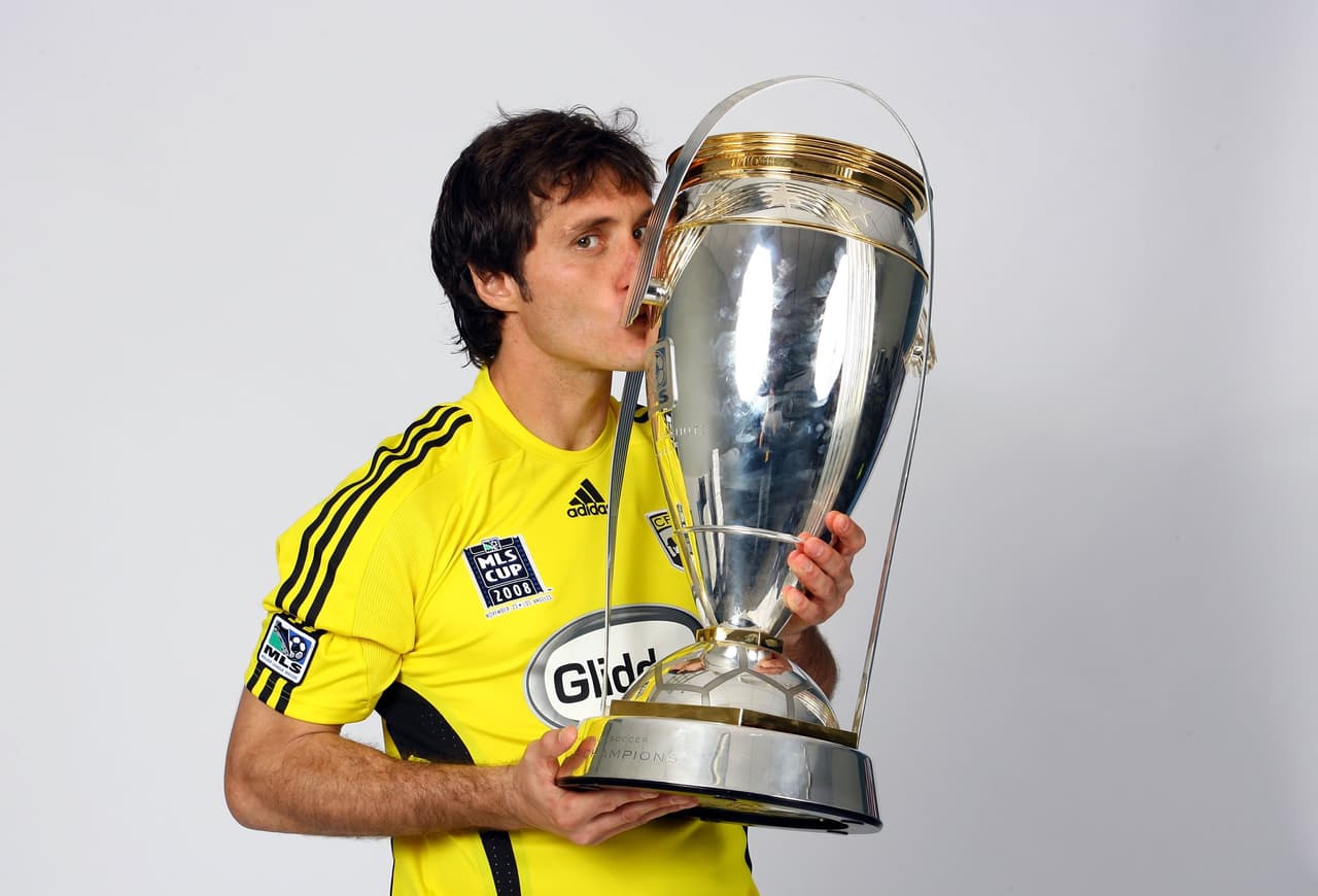 El argentino Guillermo Barros Schelotto llegó al Columbus Crew en 2007 y se coronó campeón de la MLS en 2008. Estuvo en el equipo hasta 2010.