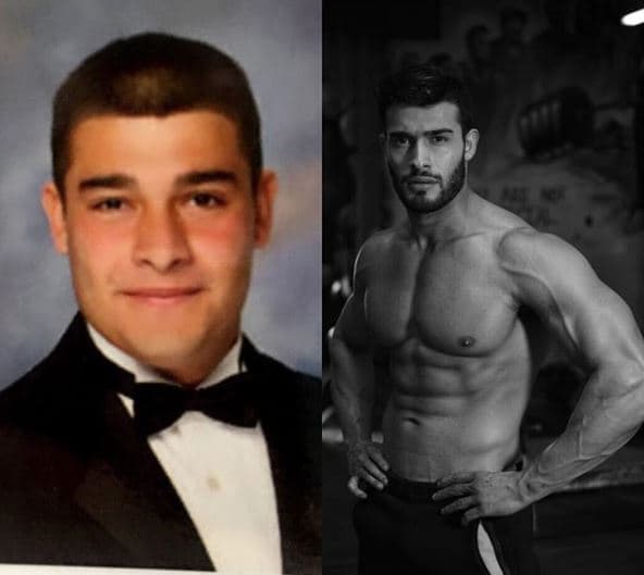 Además de modelo, Sam es entrenador personal y aspira a ser actor.