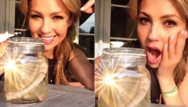 A la actriz se le ocurrió una divertida manera de mostrar "la evidencia" de ese rumor que la perseguía desde 1989, cuando sacó su primer disco. En el 2014 posó junto a unas costillas a la barbacoa que se comió y metió en un frasco con agua para publicar la imagen y escribir: “Aquí está la prueba. Mis famosas costillas, las conservé conmigo todos estos años”.