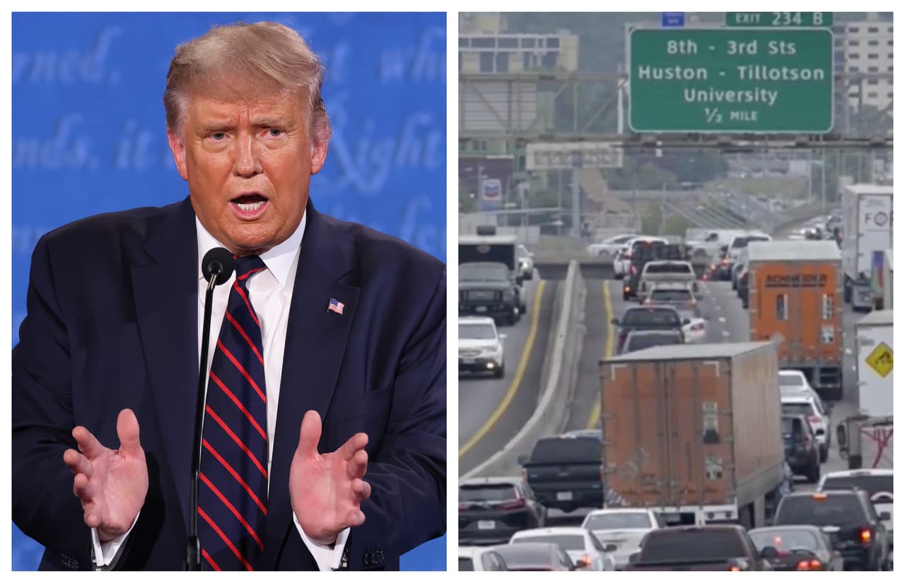 Advierten sobre tráfico pesado en Austin por la visita del expresidente Trump