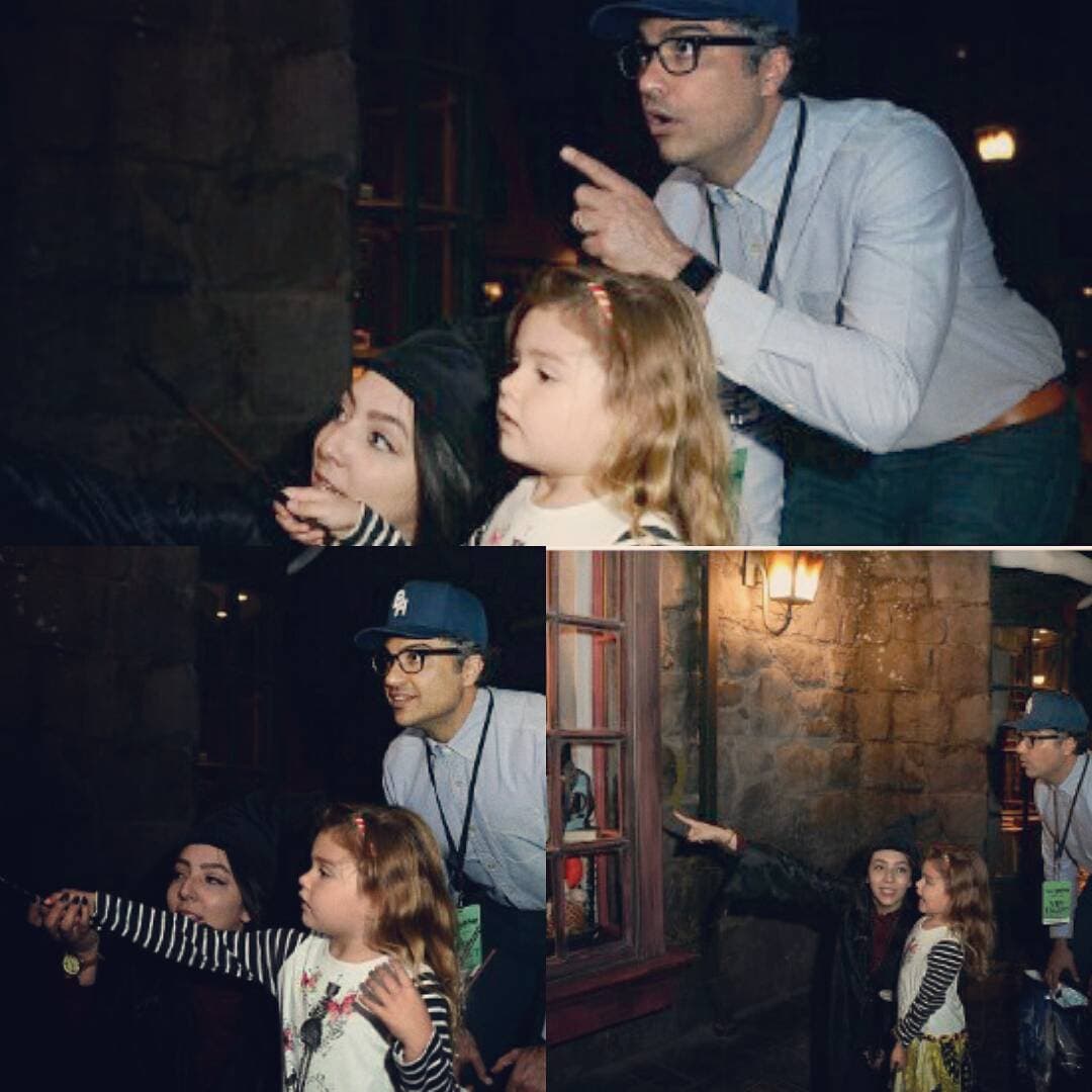 Haciendo sus primeros hechizos.