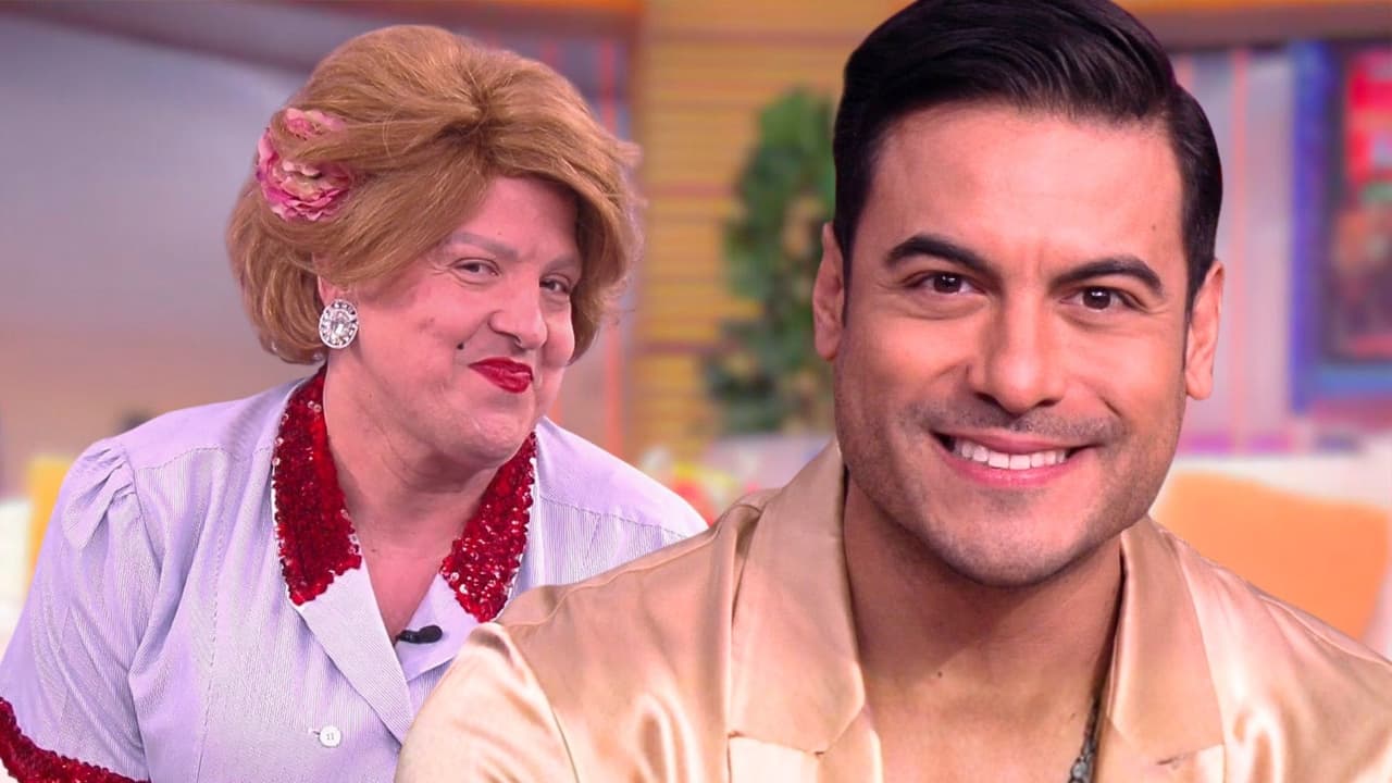 Carlos Rivera se puso nervioso con las preguntas picantes de Doña Meche