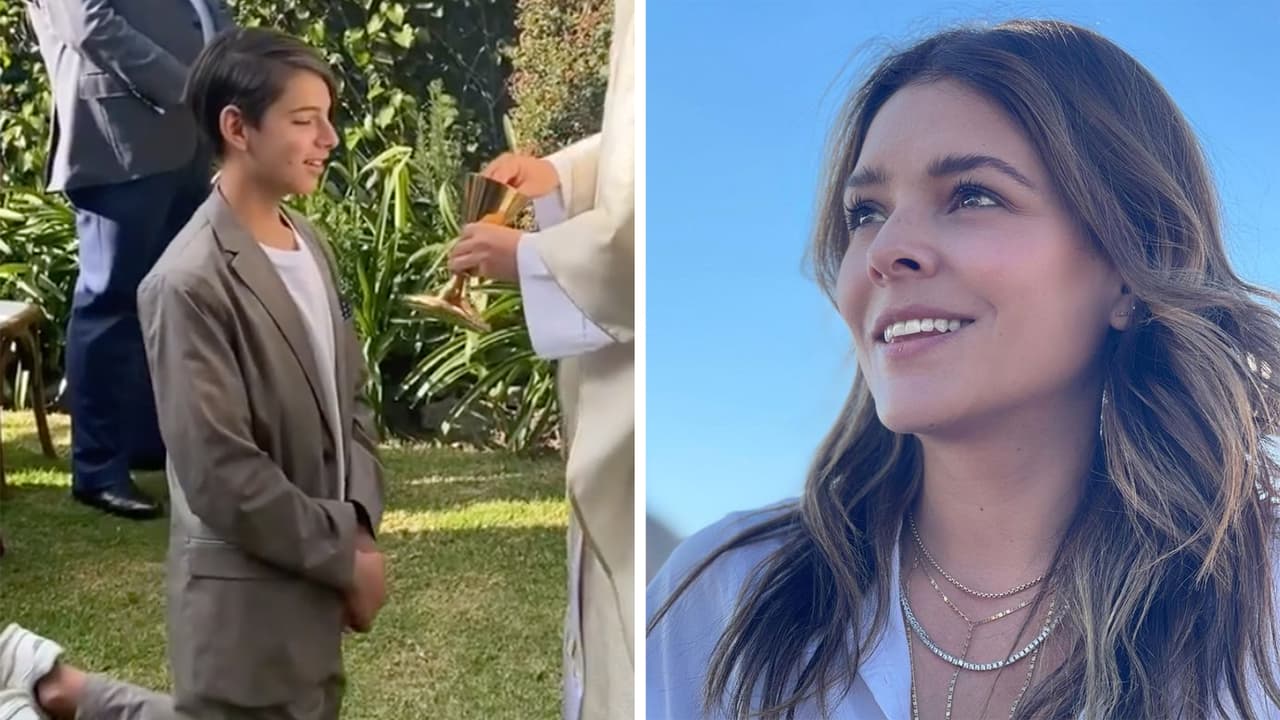 <b>Grettell Valdéz y Pato Borghetti</b>
<br>Del 2004 al 2010, estas celebridades estuvieron casadas y concibieron al pequeño Santino. Aunque ahora están divorciados y ambos tienen a sus respectivas nuevas parejas, siguen manteniendo una amistad sólida, ¡hasta van a las fiestas familiares sin problemas!