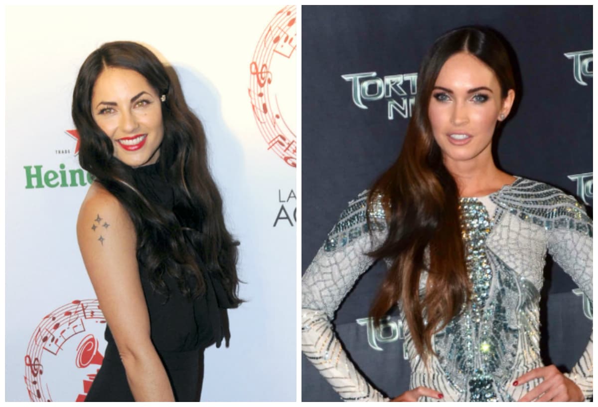<b><a href="http://www.univision.com/temas/megan-fox" target="_blank">Megan Fox</a></b> y 
<b><a href="http://www.univision.com/temas/barbara-mori" target="_blank">Bárbara Mori</a></b> comparten esos ojazos que enamoran a cualquiera y el 
<i>look</i> en esa imagen. Seguramente les creeríamos si nos dijeran que son hermanas.