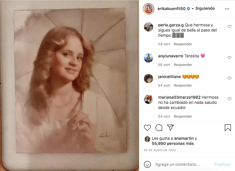 Los fans de Erika Buenfil no dudan en dejar en claro que a pesar del paso de los años, la actriz sigue igual de bella y hermosa.