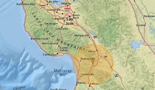 USGS reporta un sismo de magnitud 3.3 con epicentro al sur de la Bahía