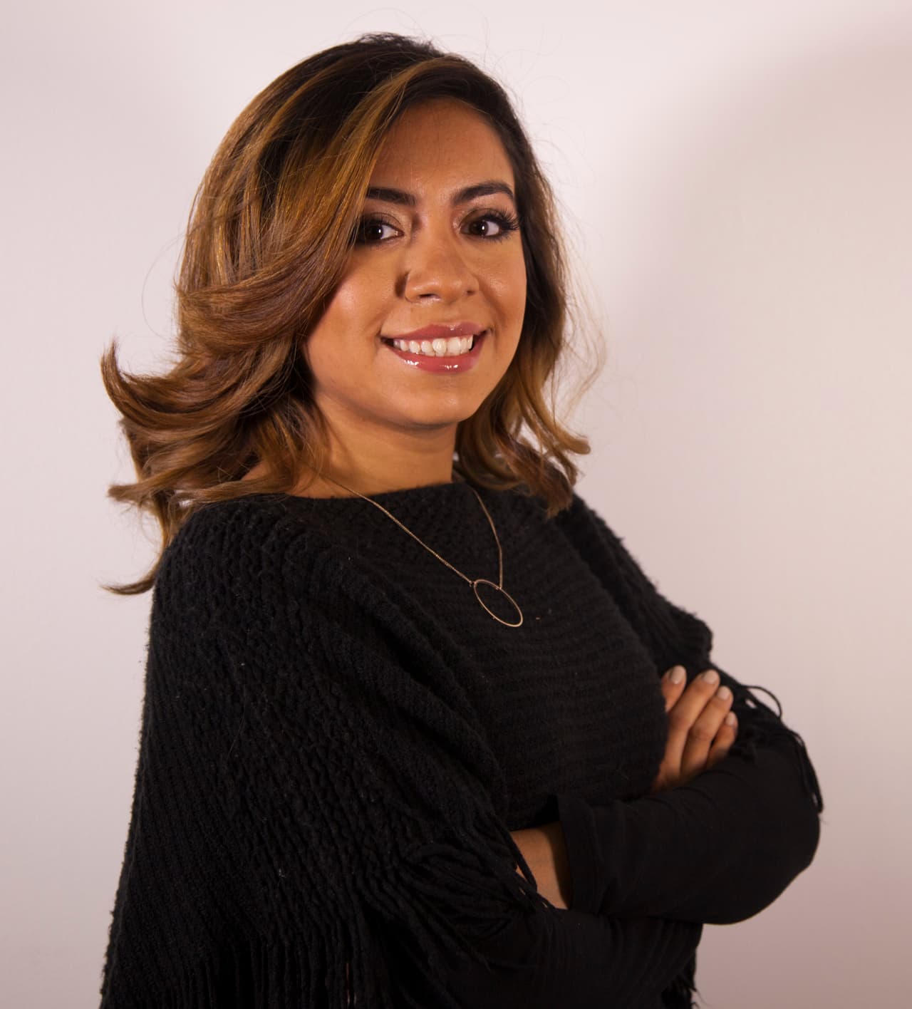 Alondra Valle, presentadora de "La Hora Picante"