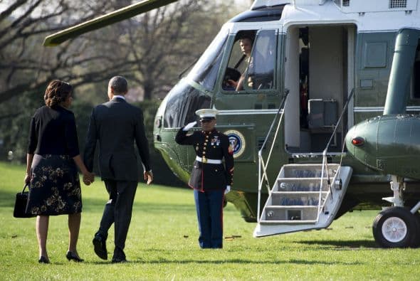 El presidente y la primera dama están en Texas este miércoles para una ceremonia tras la balacera de Fort Hood, así como dos eventos de recaudación en Houston y Austin.