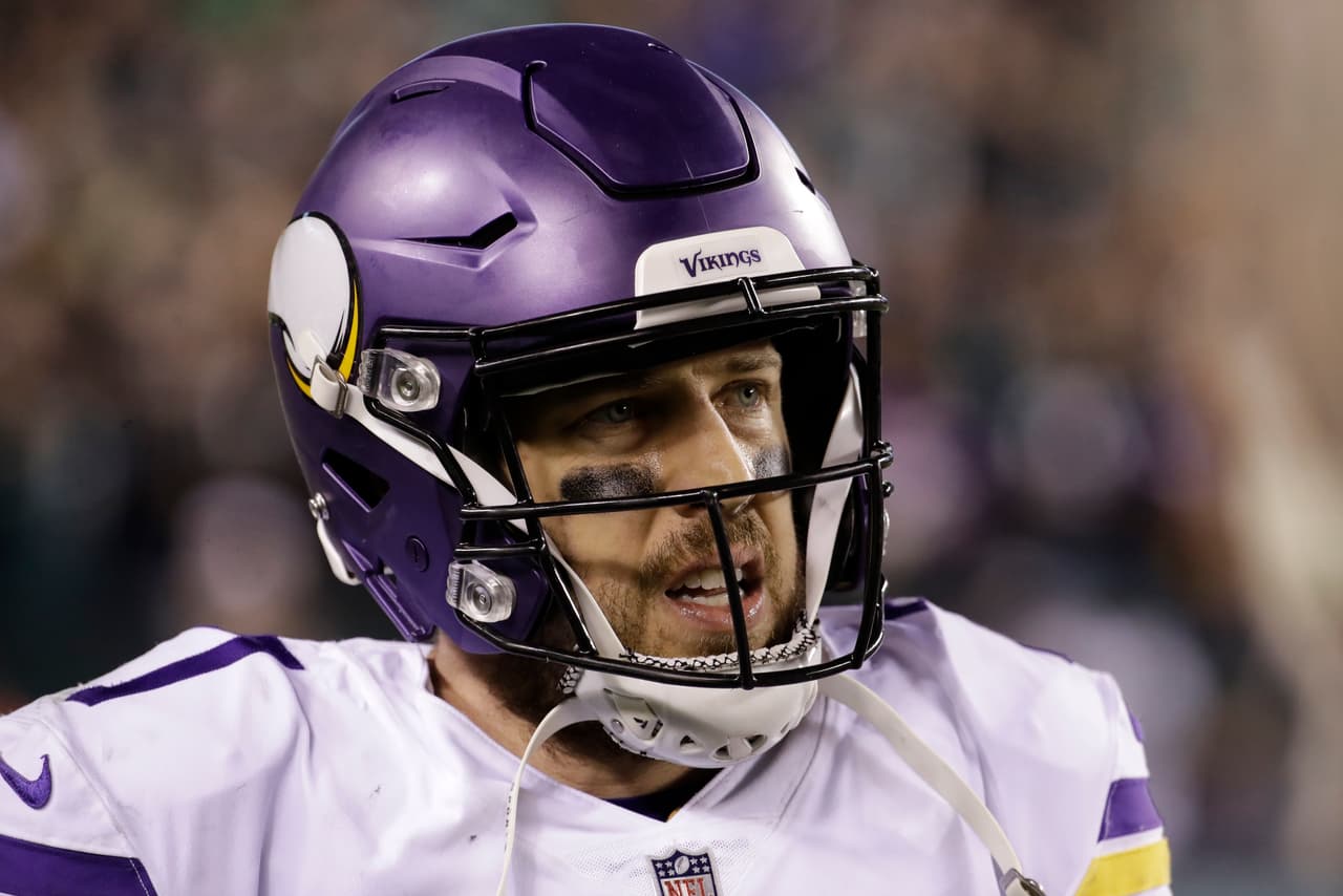 QB Case Keenum: Minnesota no lo renovó, pero encontró un nuevo hogar con los Denver Broncos.