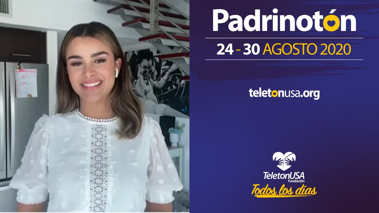 Clarissa Molina te invita a ser parte de la semana del Padrinotón, así como muchas celebridades lo han hecho