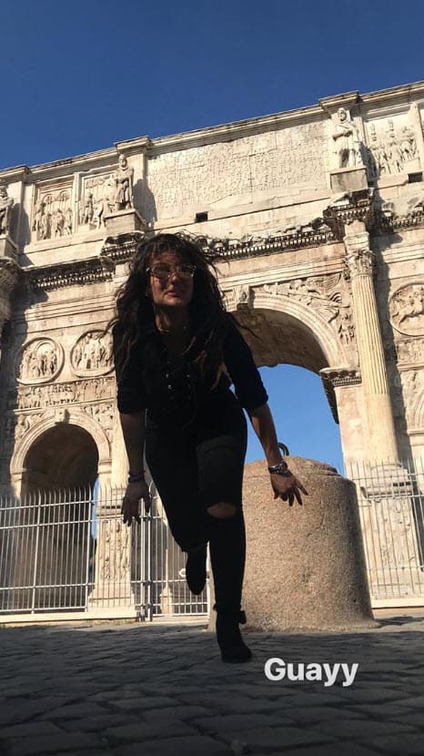 Su buen equilibrio la ayudó por completo.