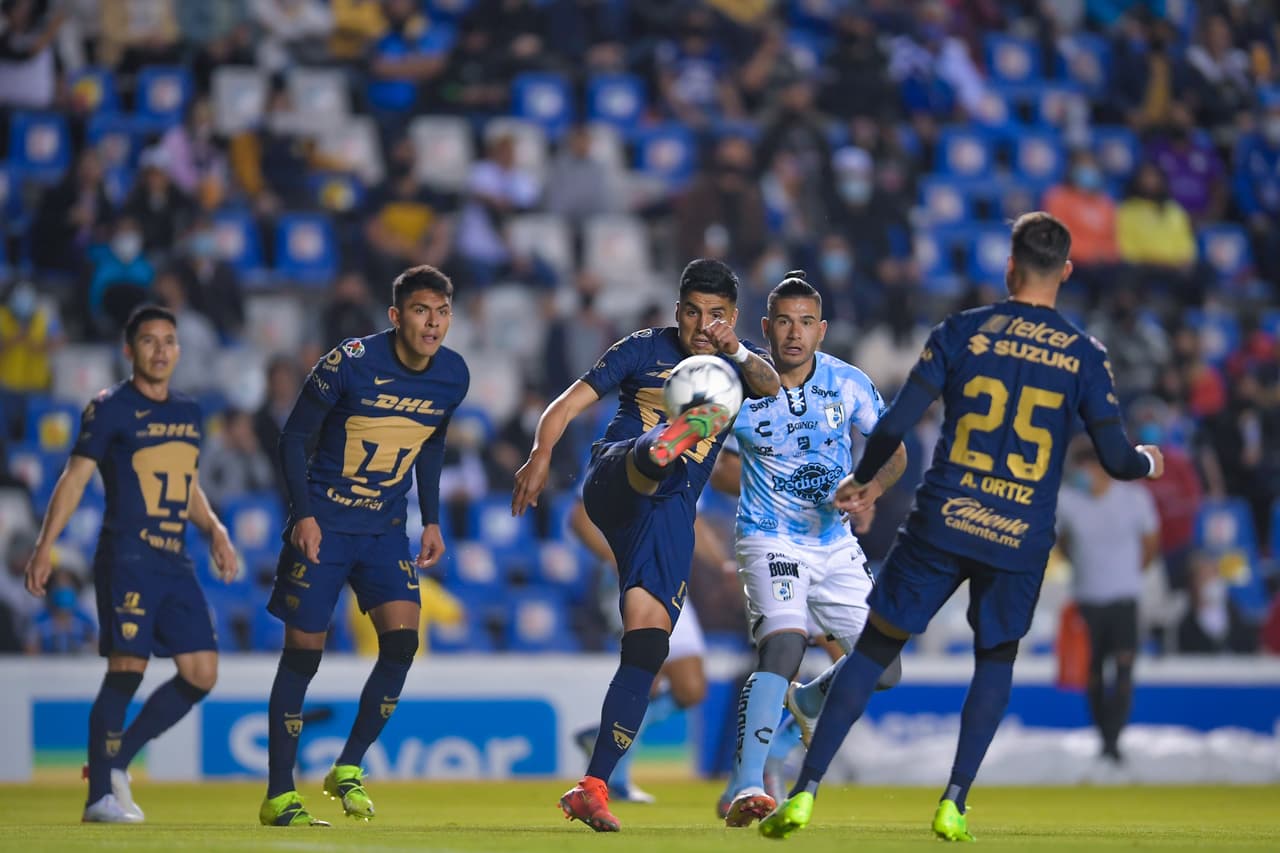 Pumas vuelve a imponer en el terreno de juego y con goles de Rogério, Marco García y Leonel López, el conjunto felino vence 1-3 a Querétaro.