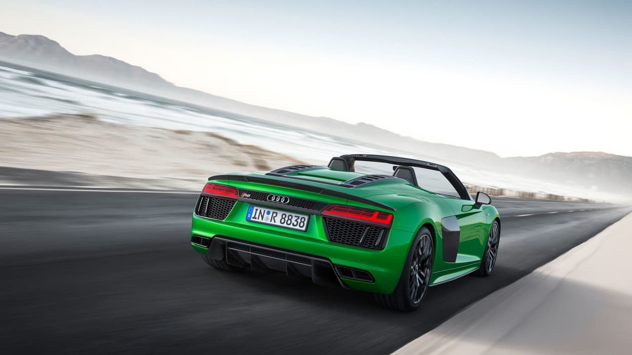 Conoce al Audi R8 V10 Spyder Plus, el convertible más rápido de todos los Audi