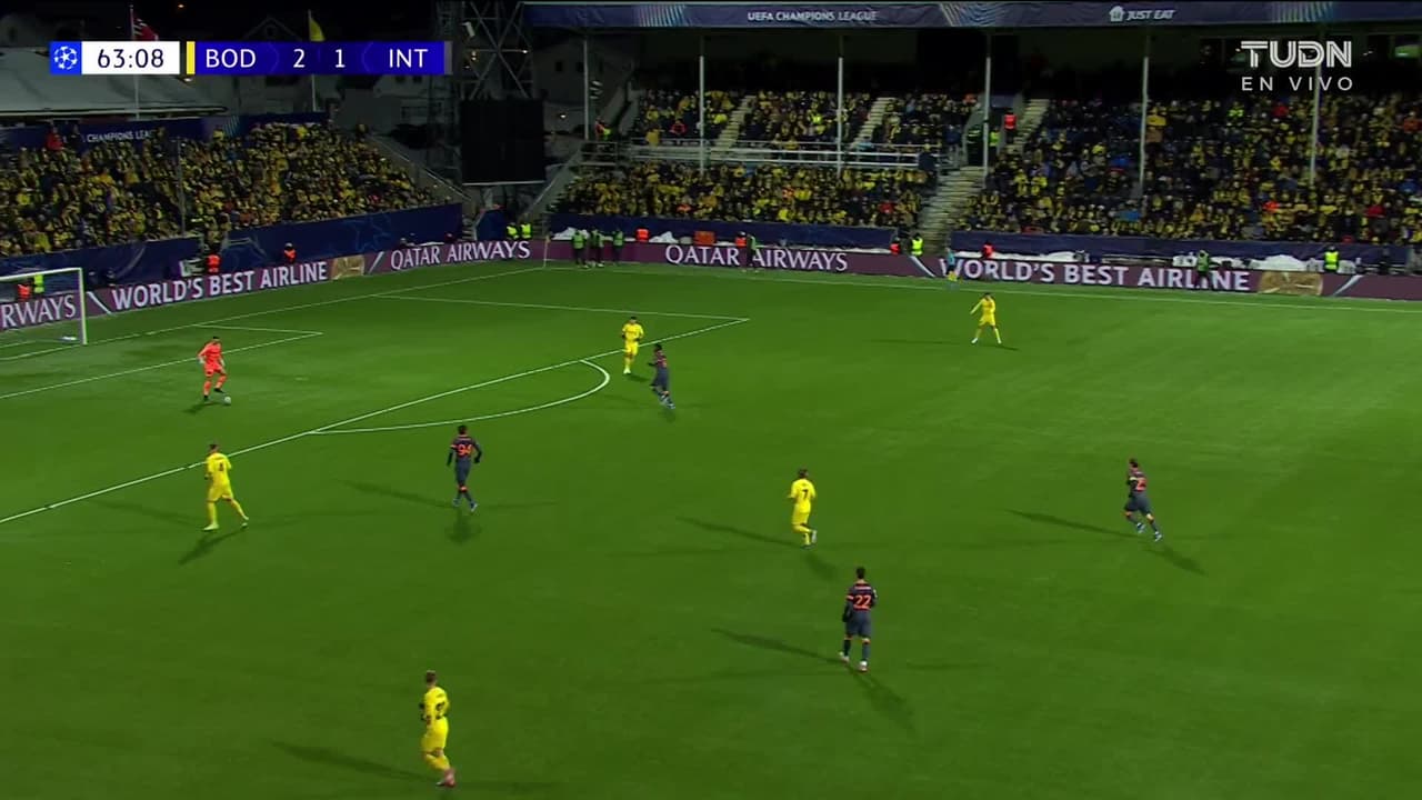 ¡GOL!  anota para Bodø/Glimt. Kasper Høgh