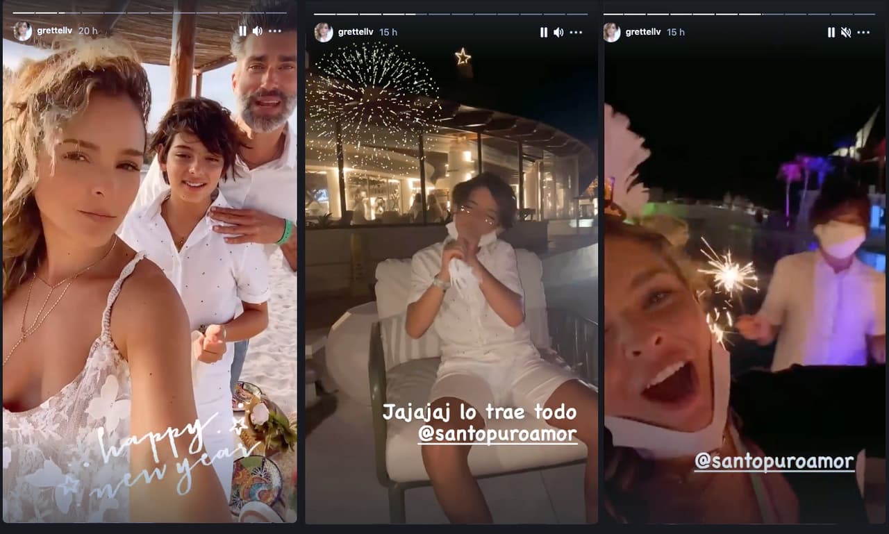 Junto a la imagen protagonizada por Lionel Clerc y Santo, le agradeció al 2020.