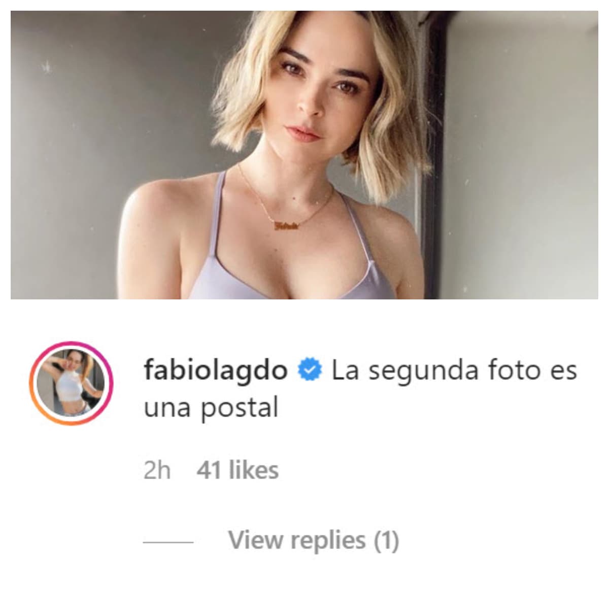 Mientras tanto, la actriz 
<b><a href="https://www.univision.com/famosos/fabiola-guajardo-tomo-las-tijeras-y-se-hizo-un-radical-cambio-de-look-video" target="_blank">Fabiola Guajardo</a></b> destacó la belleza tanto de las hermanas como de las propias imágenes. 
<br>
