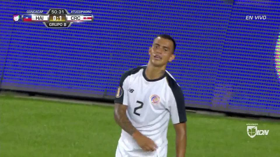 Tiro desviado de Rándall Leal