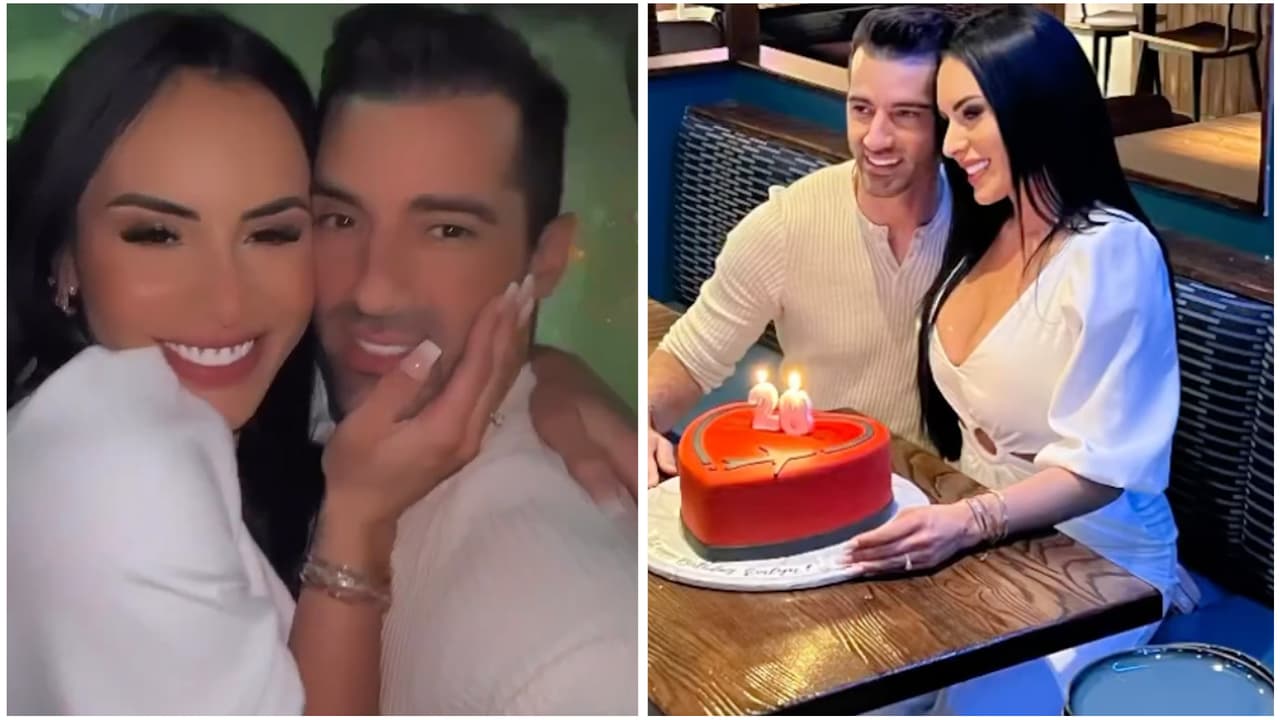 Toni Costa se desvive por Evelyn Beltrán en el festejo que le hizo por su cumpleaños 28 en Miami