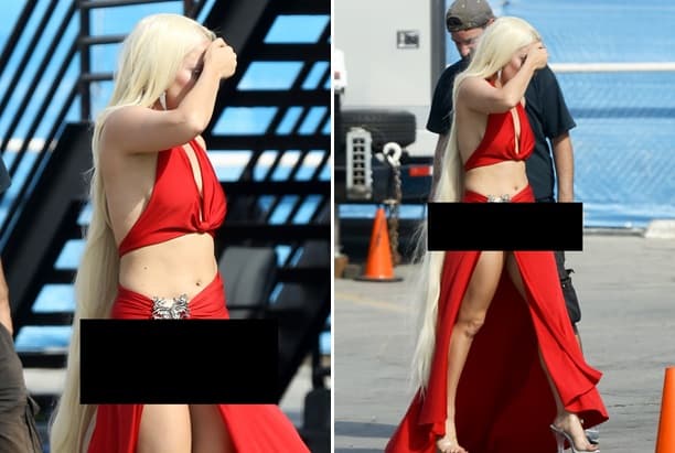 Ella no es la única que ha querido destaparse involuntariamente. ¿Recuerdan cuando Lady Gaga usó este revelador vestido rojo?