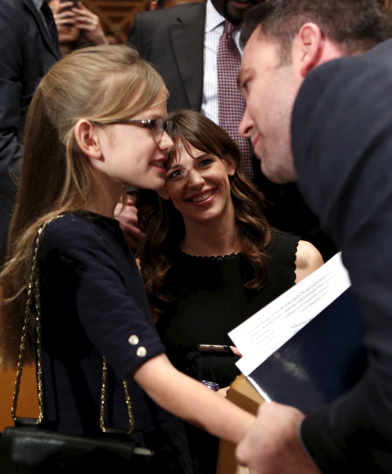 Aunque en el evento estuvieron Ben Affleck, Jennifer Aniston, Seraphina, Samuel y Christopher Anne Boldt, en la reunión no fue vista la hija mayor de Ben y Jennifer, Violet, de 15 años.