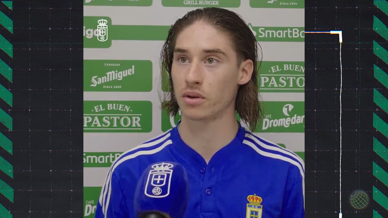 Marcelo Flores habla de cómo va su adaptación en el Real Oviedo