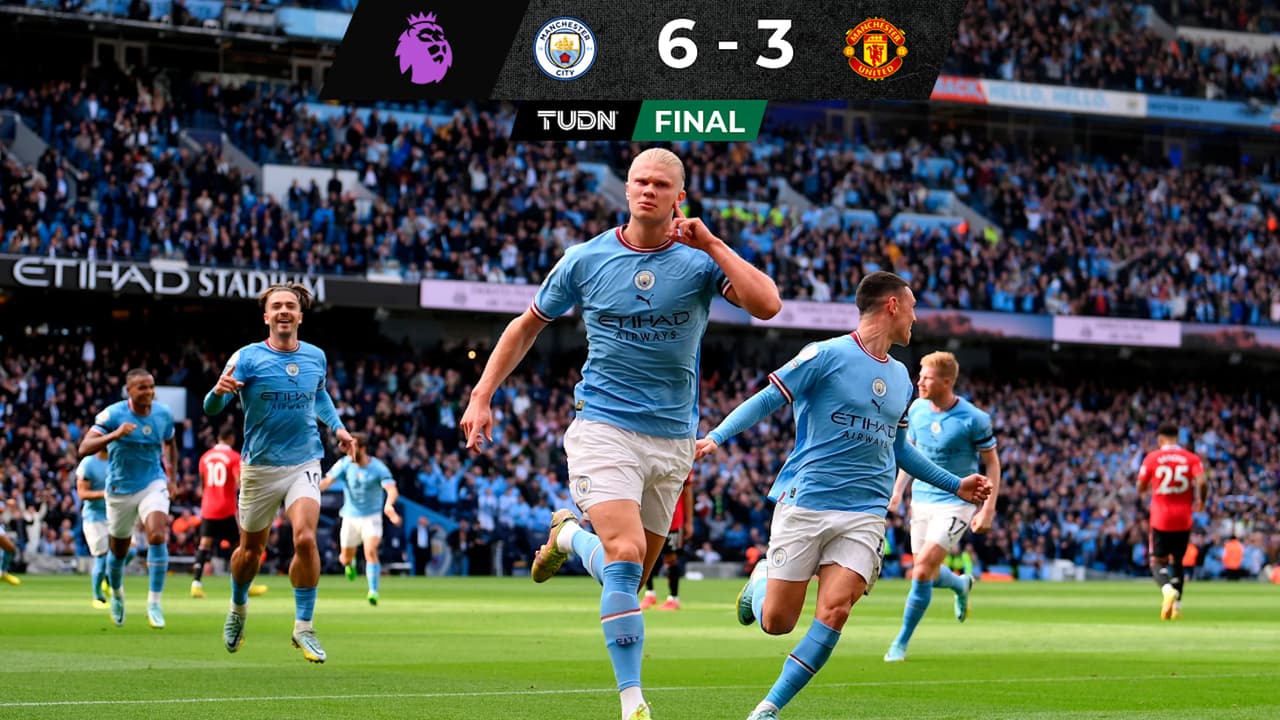 ¡Baile del Manchester City con hat-tricks de Haaland y Foden!