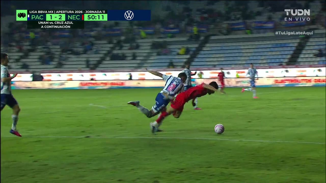 ¿Penal para Necaxa? Jugada polémica que no se señala