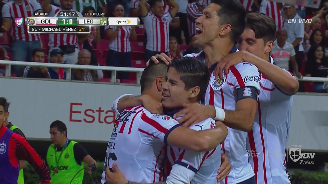 ¿Se acaba el invicto? Michael Pérez abre el marcador ante León