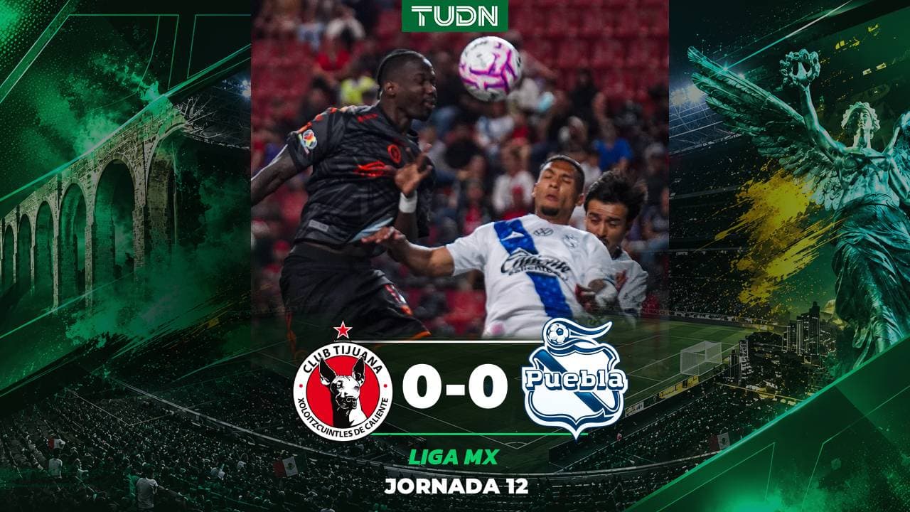 Resumen | Club Tijuana y Puebla se olvidan de los goles en la J12