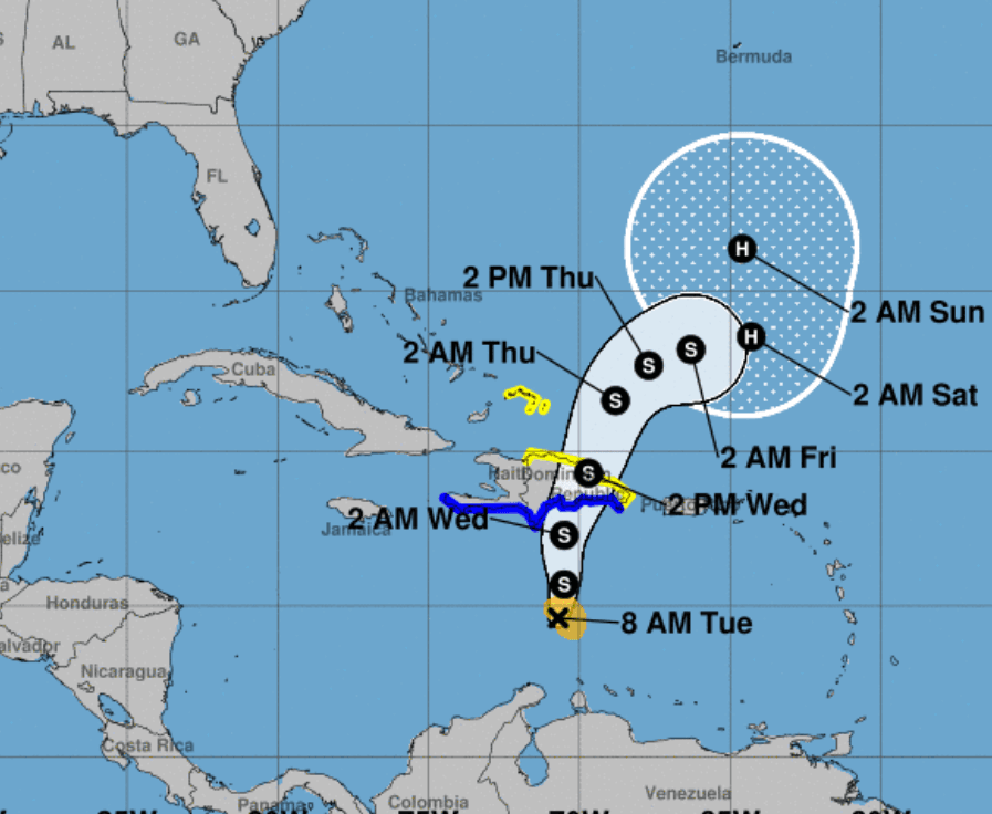 Son 3 sistemas tropicales: 2 estarán tocando tierra en las próximas horas