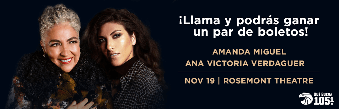 Amanda Miguel junto a Ana Victoria en concierto