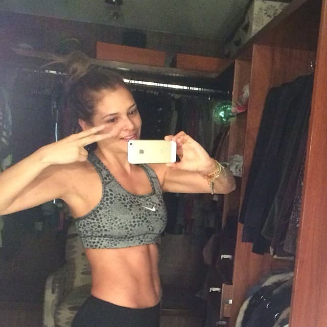 Sin duda, el ejercicio la mantiene en forma.