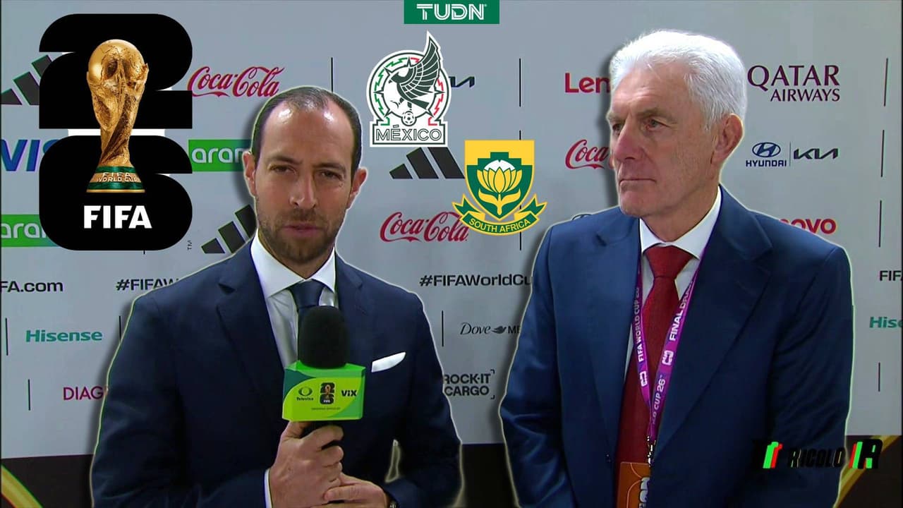 ¡Técnico de Sudáfrica conoce la cancha del estadio Azteca!