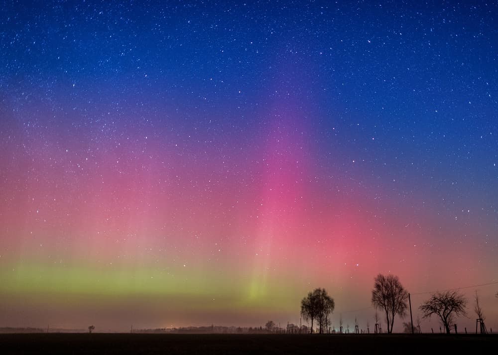 Las espectaculares imágenes de auroras boreales de la pasada madrugada
