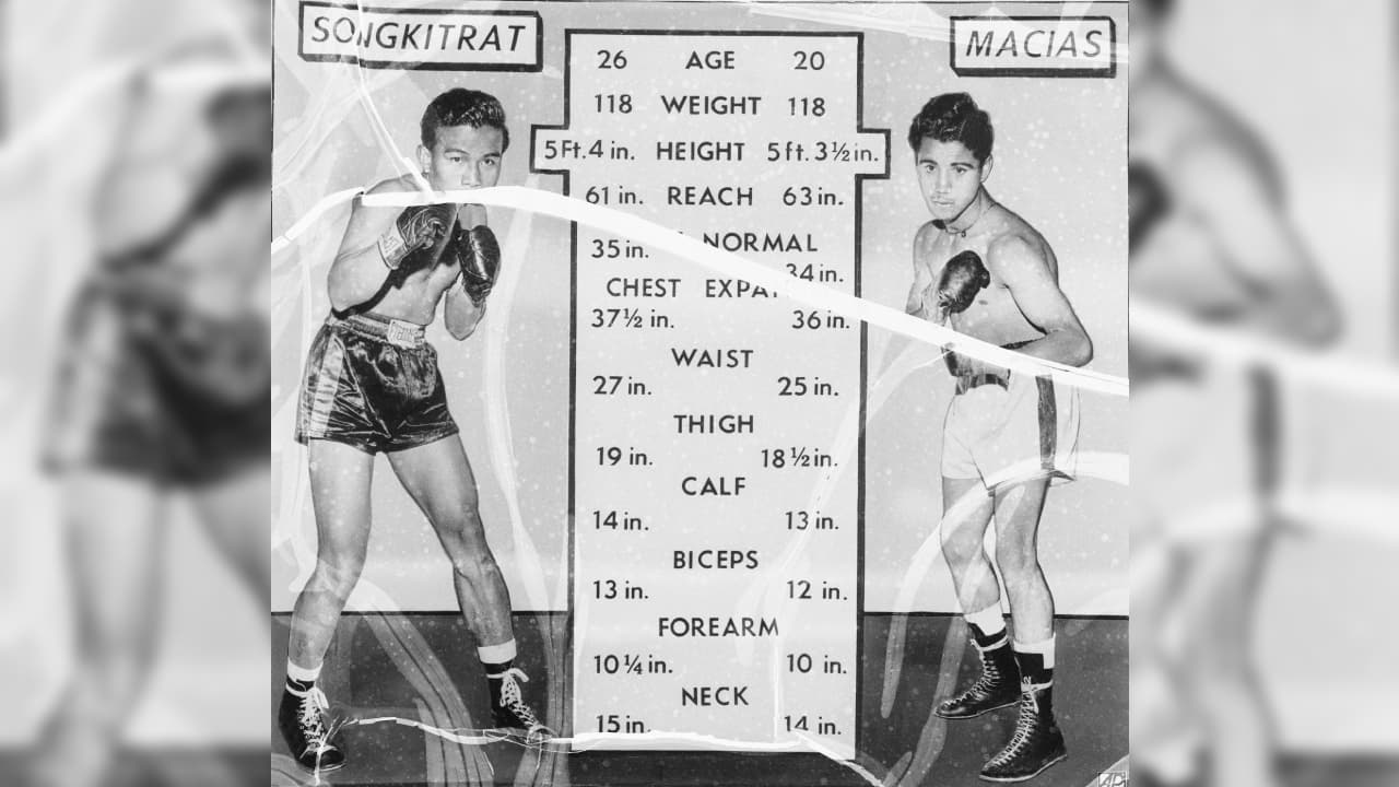 Raúl Macías | El que acuñara la frase “Todo se lo debo a mi mánager y a la virgencita de Guadalupe”, sólo cayó derrotado un par de veces por 41 victorias (25 KO’s). El ‘Ratón’ del ‘barrio bravo’ de Tepito fue de los primeros grandes ídolos del boxeo nacional.