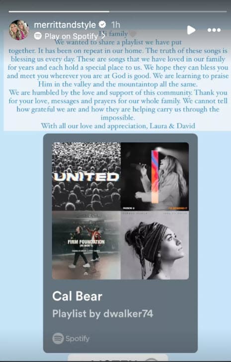 Laura Merritt Walker compartió este mensaje tras la muerte de su hijo de 3 años.