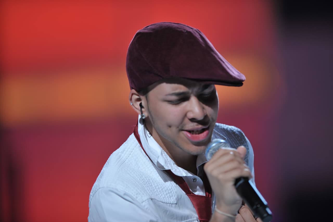 En su primera vez en Premios Juventud, Royce llegó súper emocionado y dejó lo mejor de sí hasta en los ensayos.