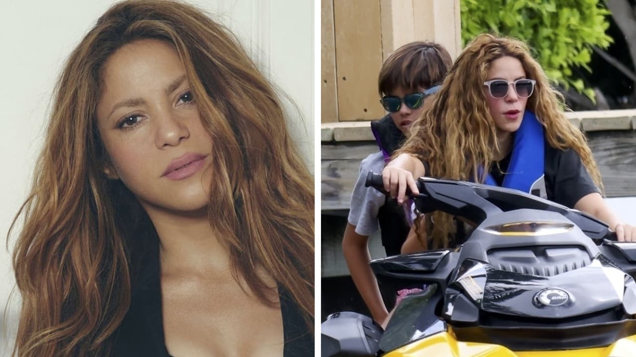 Shakira por poco tiene un accidente con una moto acuática en su casa: sus hijos estaban presentes