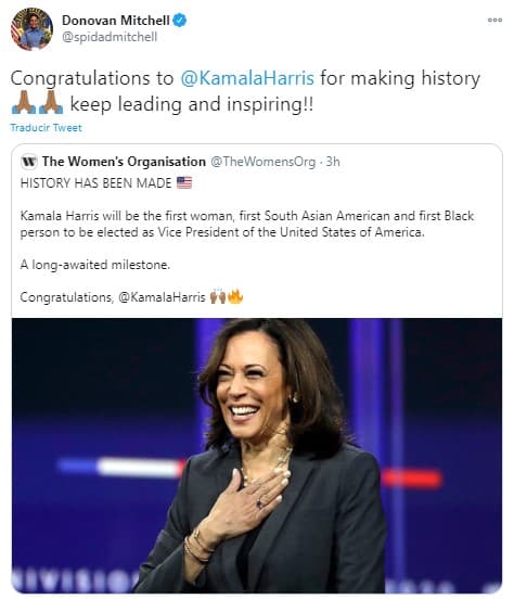 Así reaccionó el deporte a la victoria virtual de Biden | Donald Trump dejaría de ser presidente de los Estados Unidos y los atletas expresaron su sentir en redes sociales.