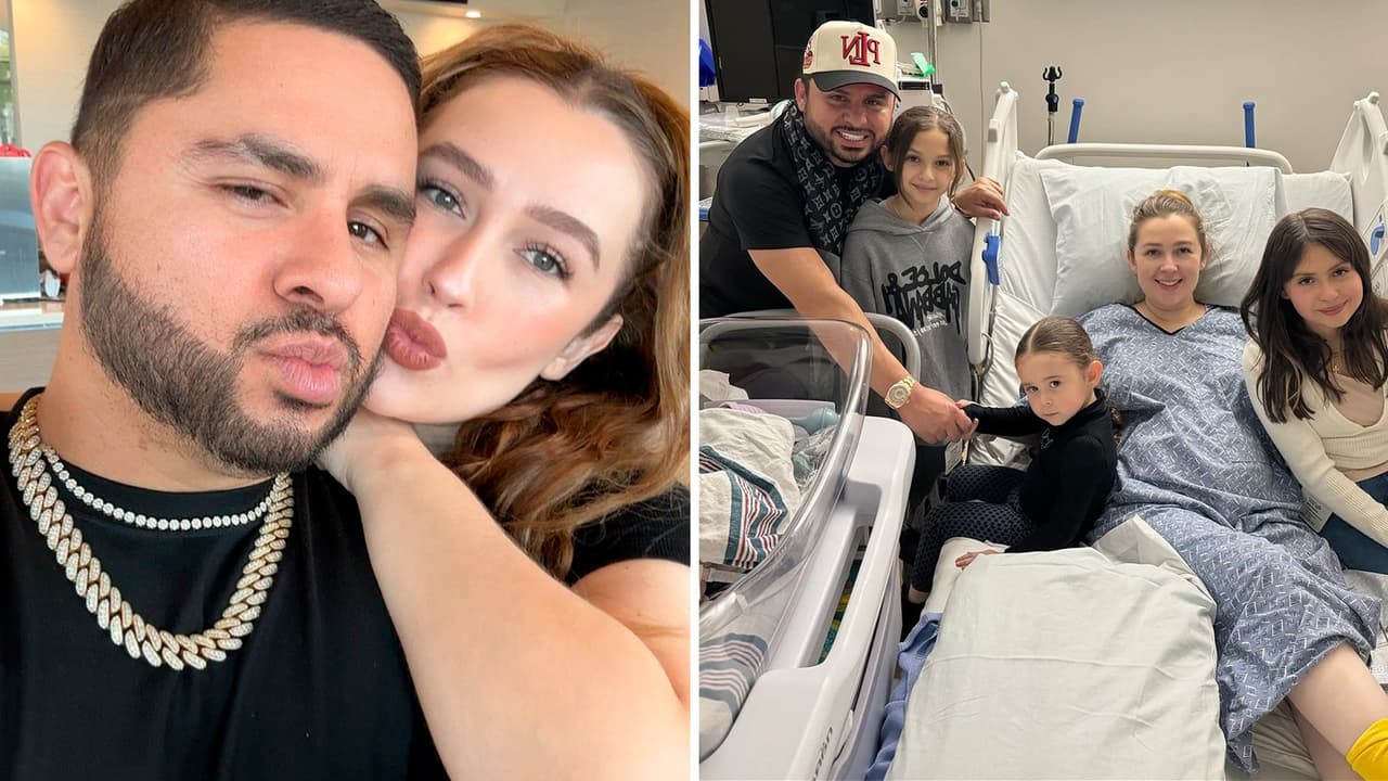 Hijas de Kenia y Larry ya conocieron a su hermanita: la reacción de 'La Bebechi' robó cámara