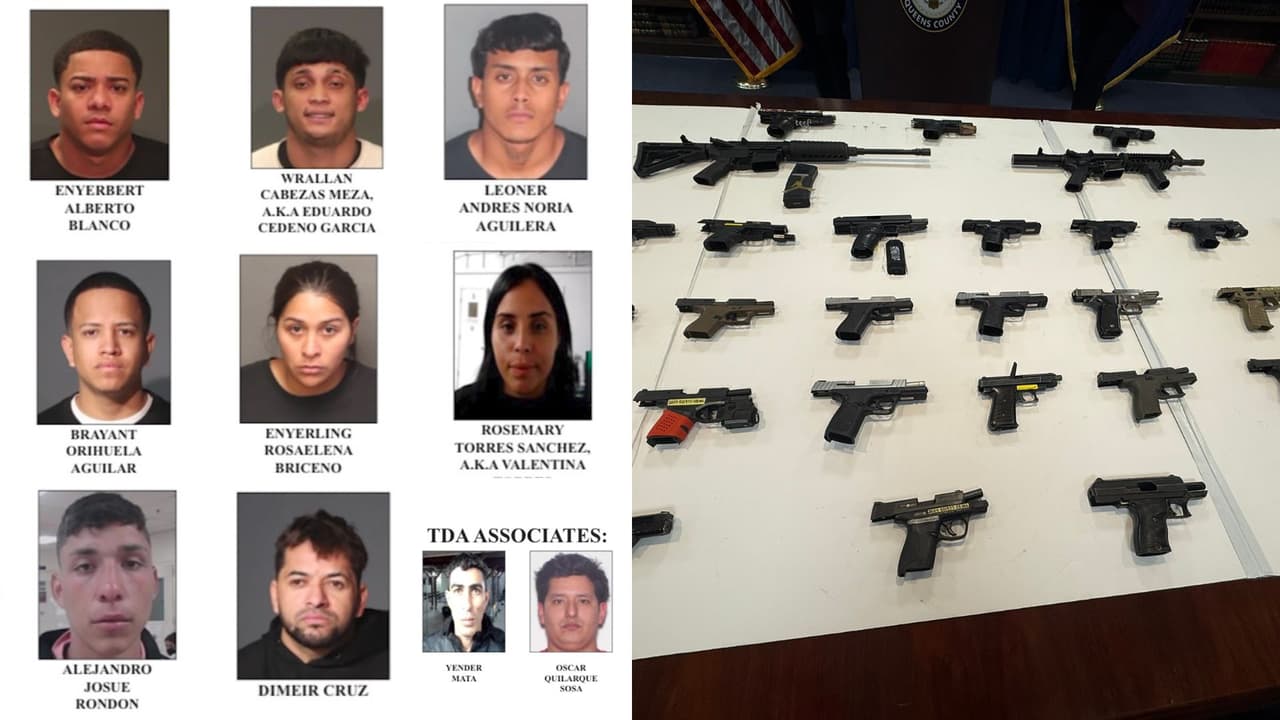 El Tren de Aragua en NY: desmantelan red de tráfico de armas operada por pandilla venezolana
