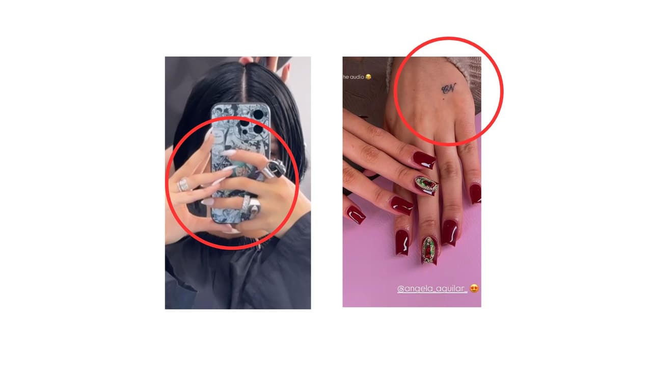 Cuando Ángela Aguilar cambió el diseño de sus uñas y cambió su look no se dejó ver con la misma joya.