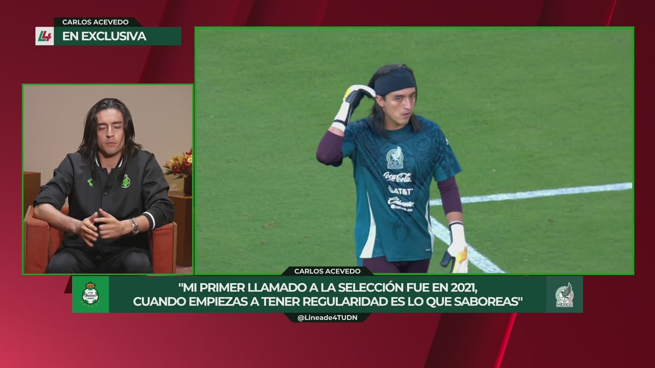 Carlos Acevedo y la reacción que tuvo al no jugar ante su afición con el Tri