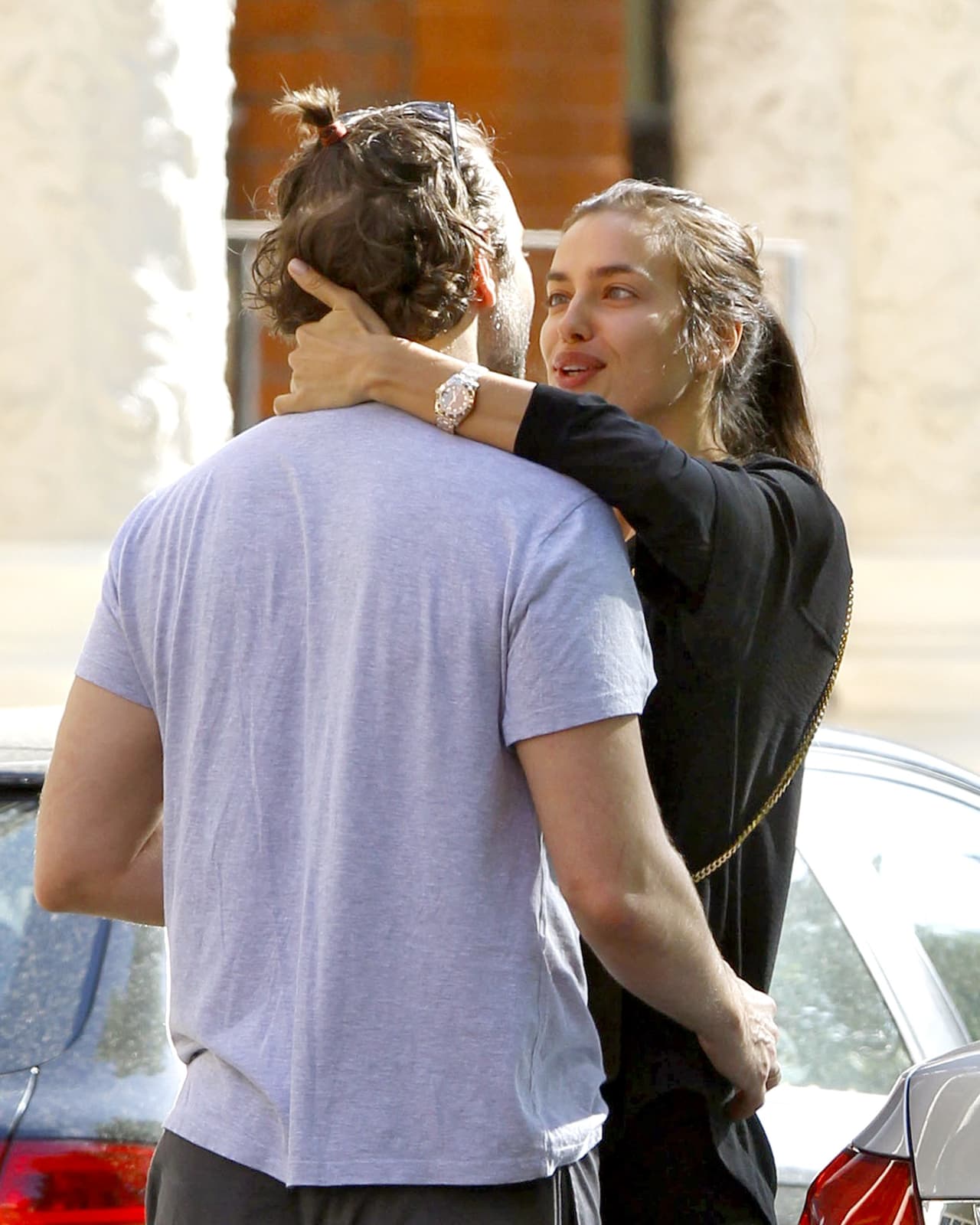 ¡Qué miraditas, Irina!