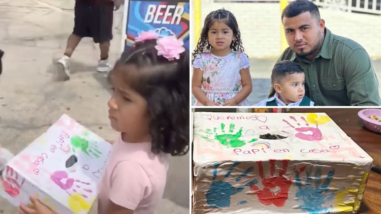 “Por qué no vienes a la casa”: la súplica de una pequeña en Atlanta a su papá trasladado por ICE a California