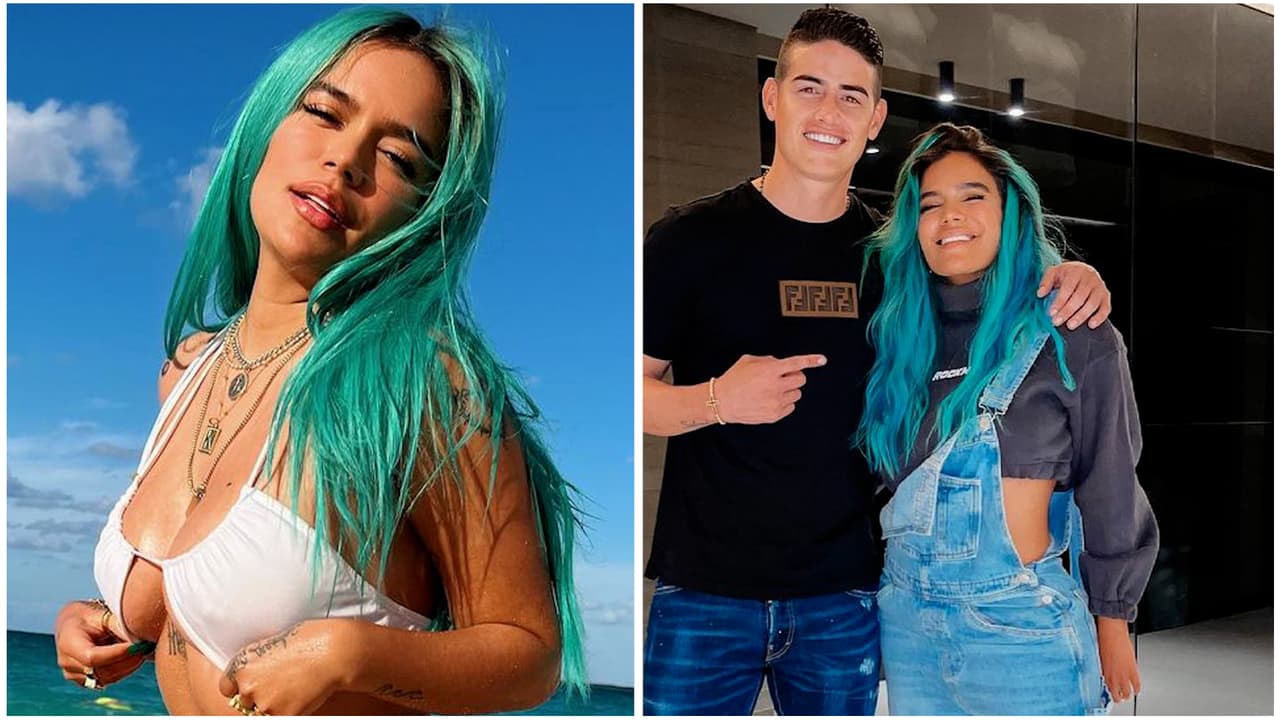 A Karol G le encantaría casarse con James Rodríguez, ella misma lo admitió
