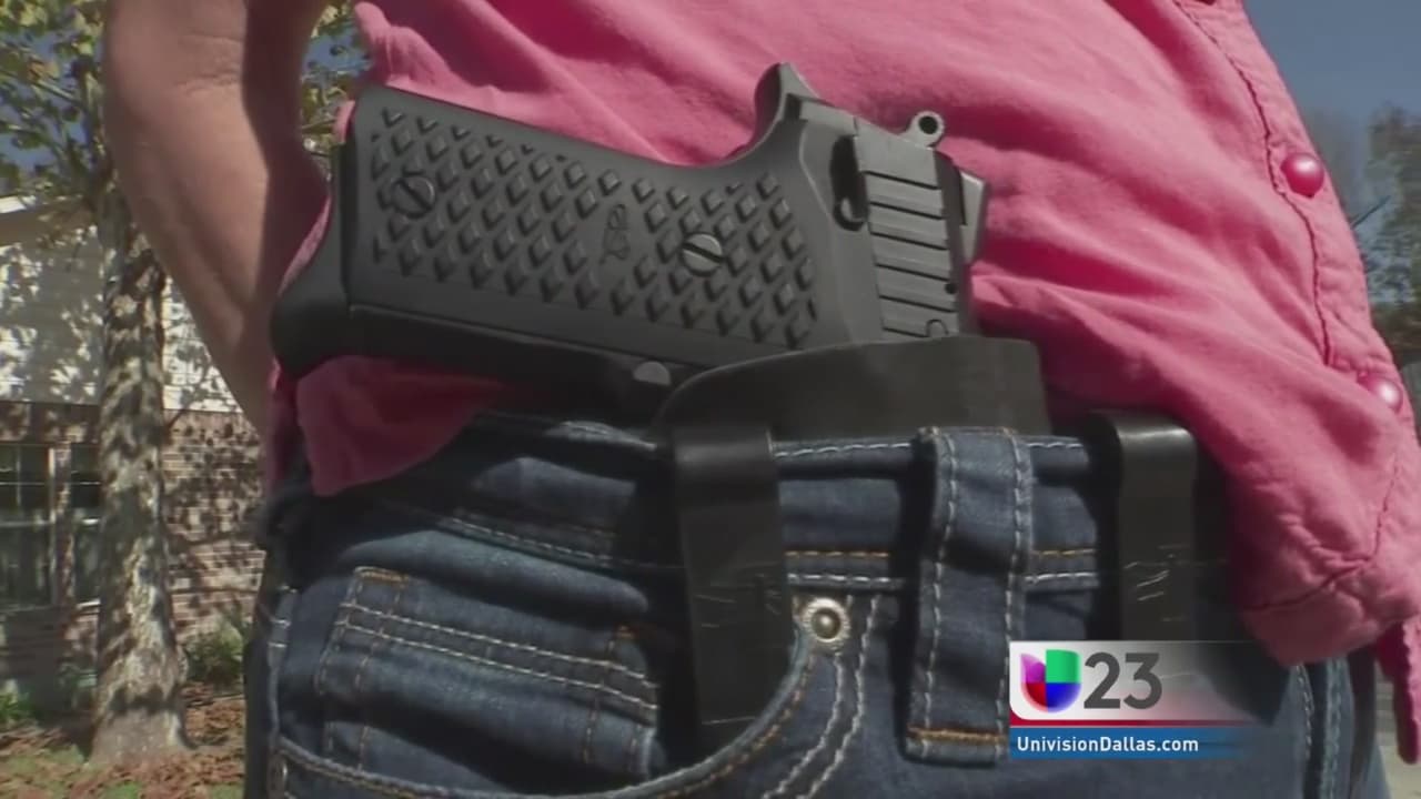 Portación abierta de armas en Texas