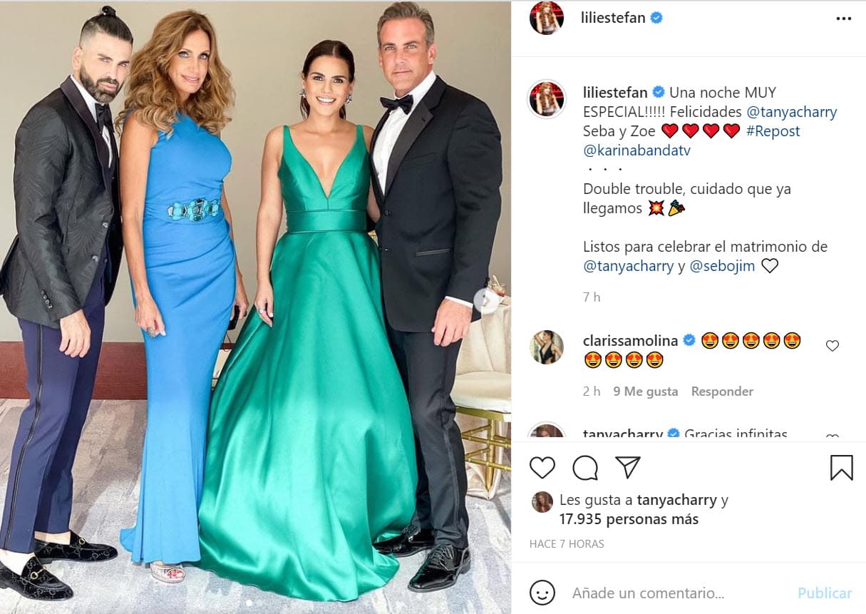 Después, el nuevo matrimonio y sus invitados se dirigieron al Mandarin Oriental de Miami en donde se llevó a cabo la espectacular fiesta. Ahí, se pudo ver a famosos como
<b> Lili Estefan</b>, una de las infaltables. 
<br>