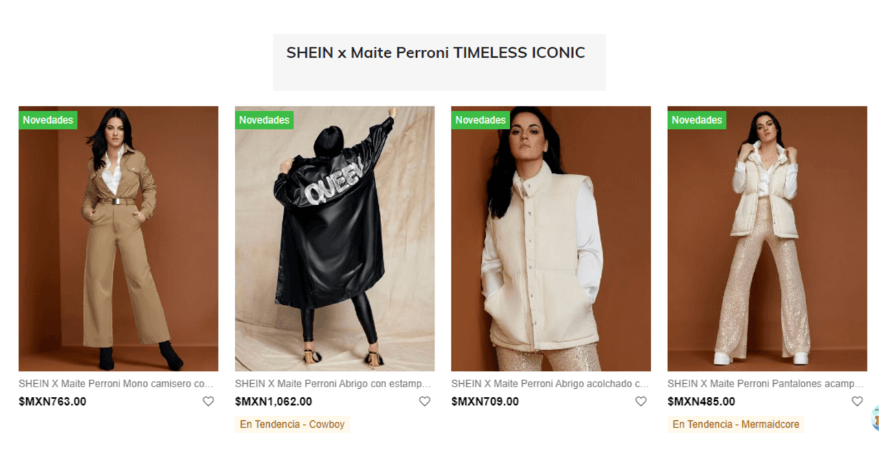 La colección de ropa de Maite Perroni